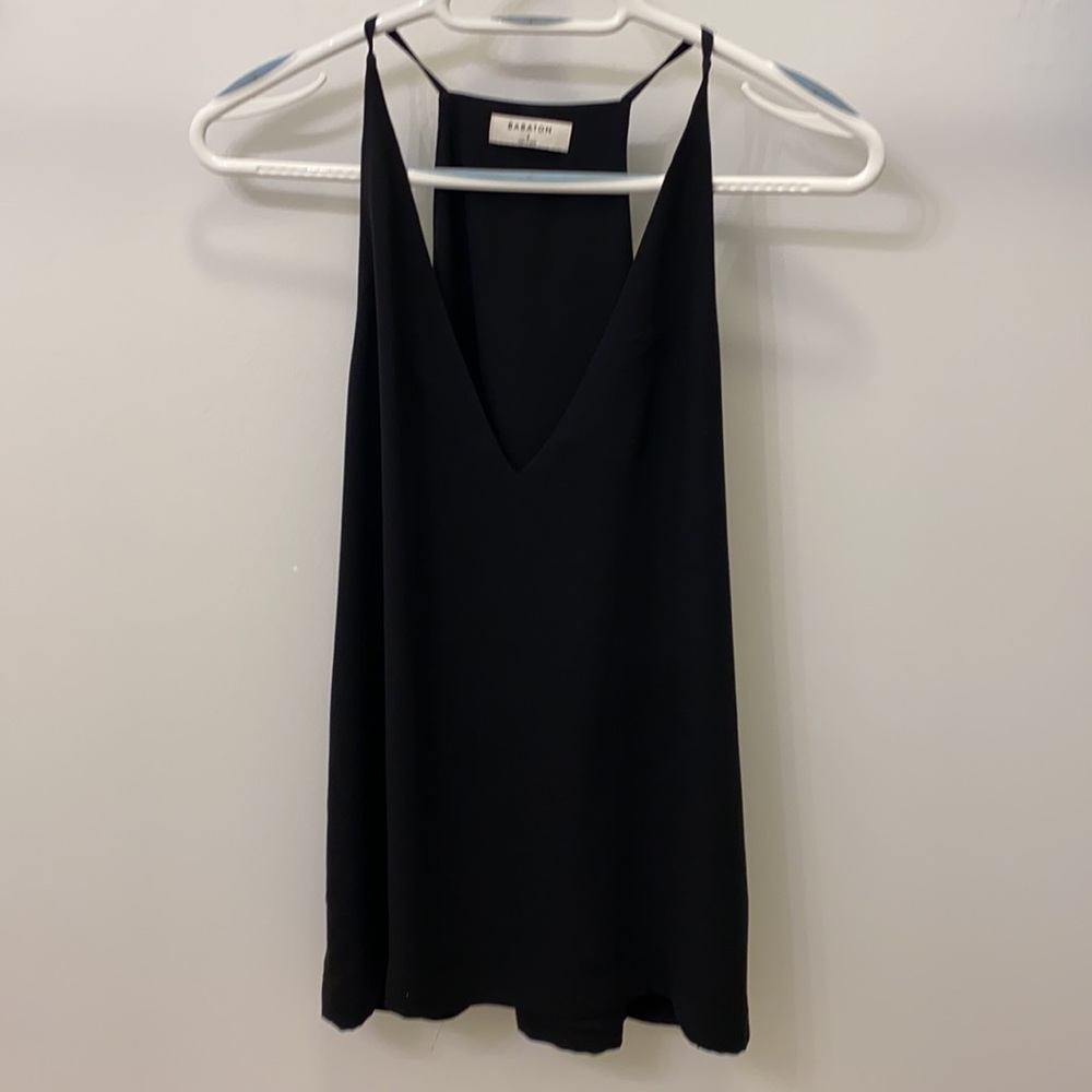 Black Babaton tank top, size small
